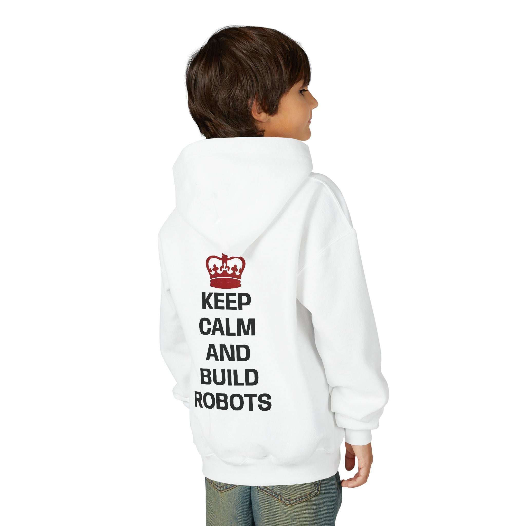 All I Want for Holidays More Robot Parts hoodie | Keep Calm and Build Robots youth sweatshirt
