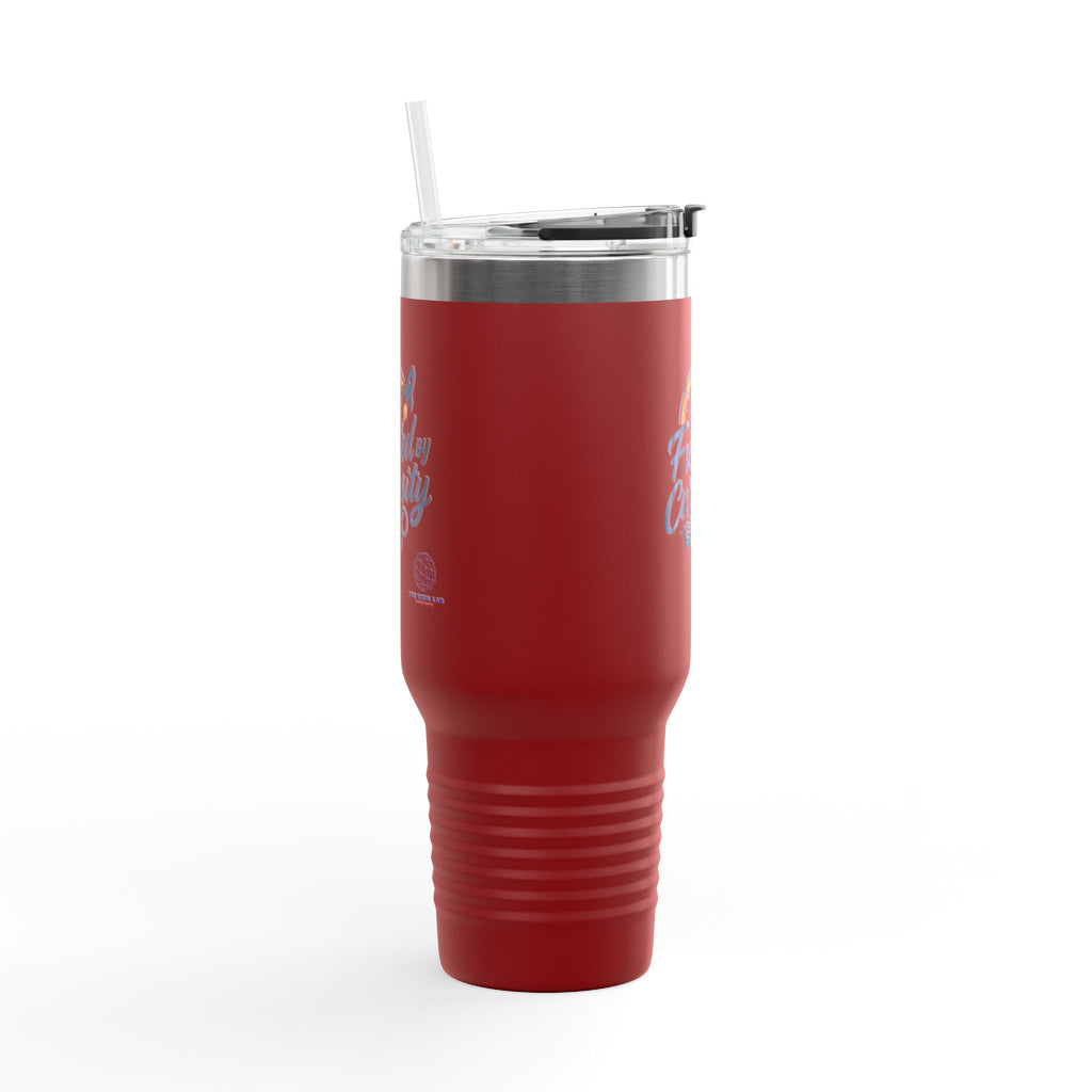 40oz Insulated Travel Mug — "Fueled by Curiosity"