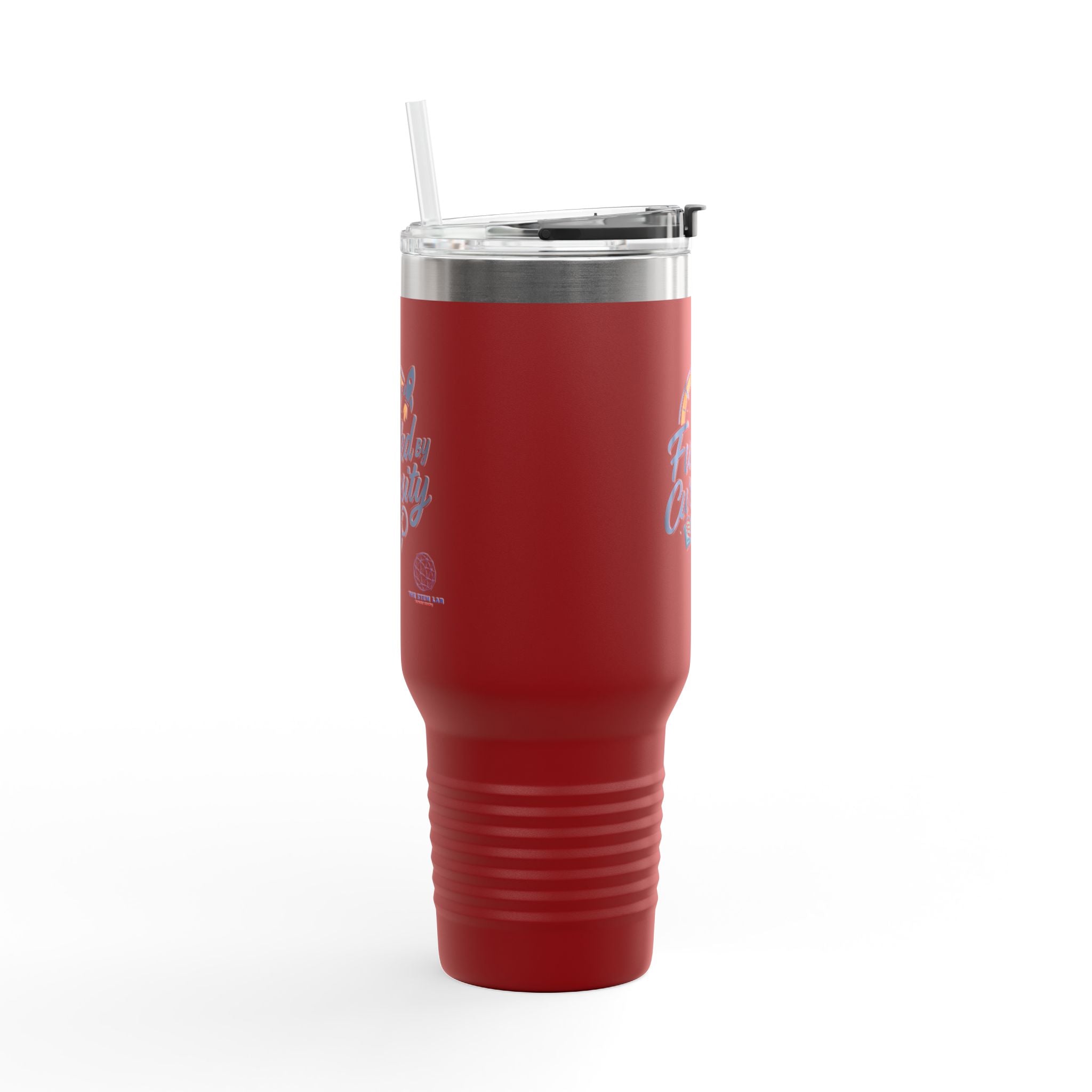 40oz Insulated Travel Mug — "Fueled by Curiosity"