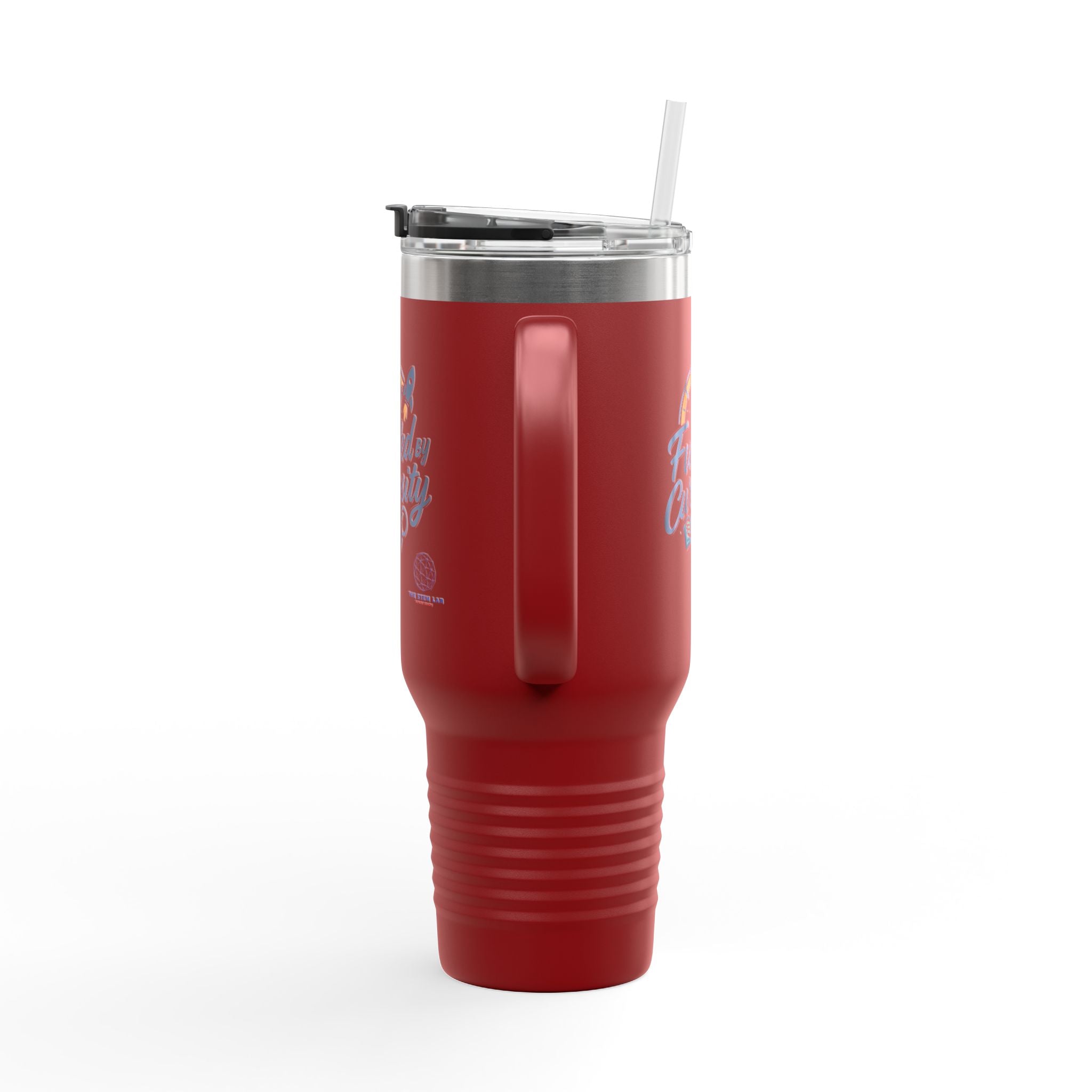 40oz Insulated Travel Mug — "Fueled by Curiosity"